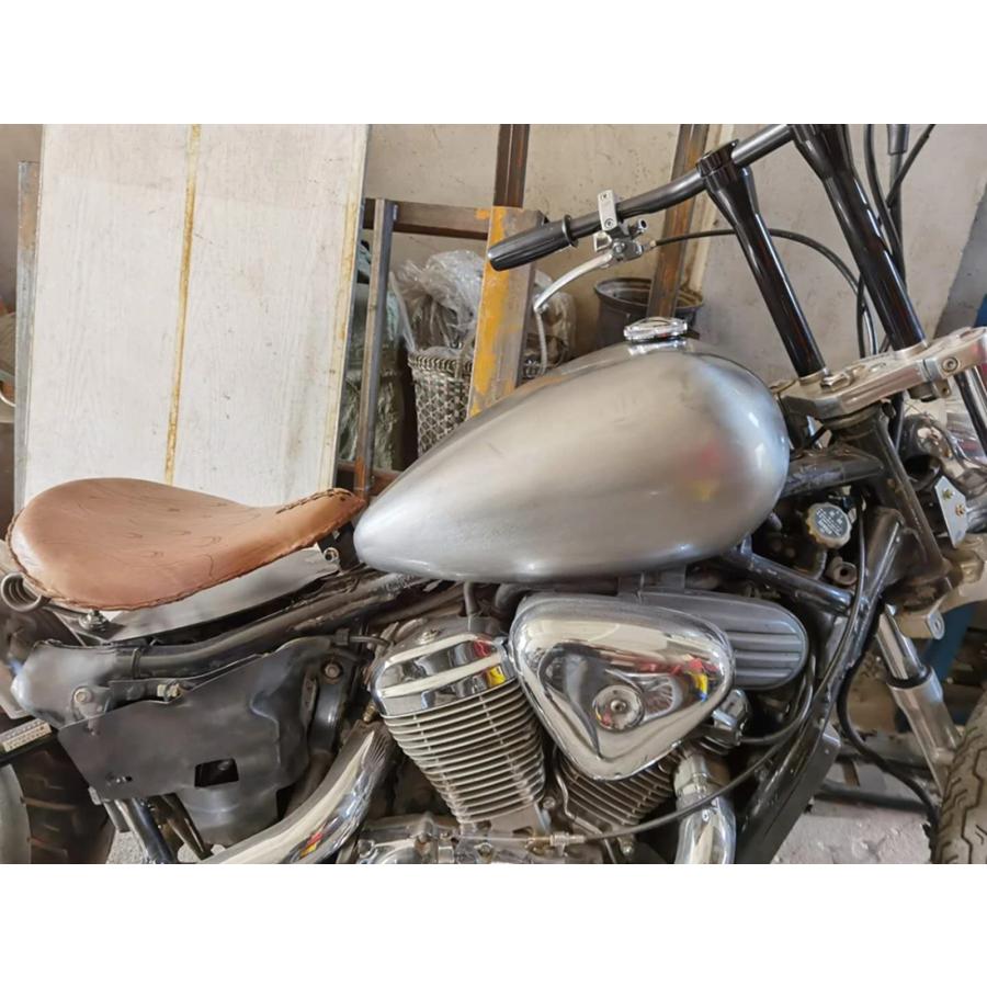 並行輸入品 17 L バイク ガソリン タンク ハンドmade ガソリンoライン