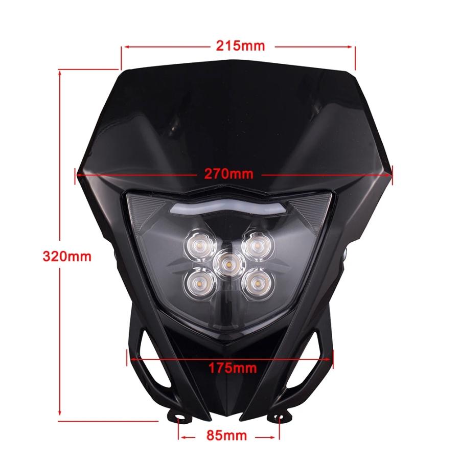 【並行輸入品】 バイク ヘッドライト LED ヘッドライト ヘッド ライト ヤマハ WR250F 2015年-2019年 WR450F WR 250F 450F WRF MX エンデューロ ダート ピットの画像
