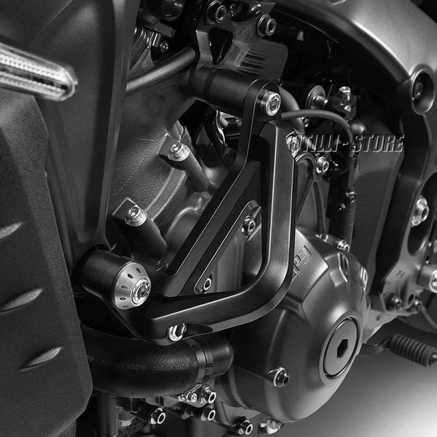 【並行輸入品】 ヤマハ MT09 SP MT-09 トレーサー 9 GT 2021年 2022年 バイク Falling エンジン Protetive ガード カバー クラッシュバー フレーム プロテクタ_3