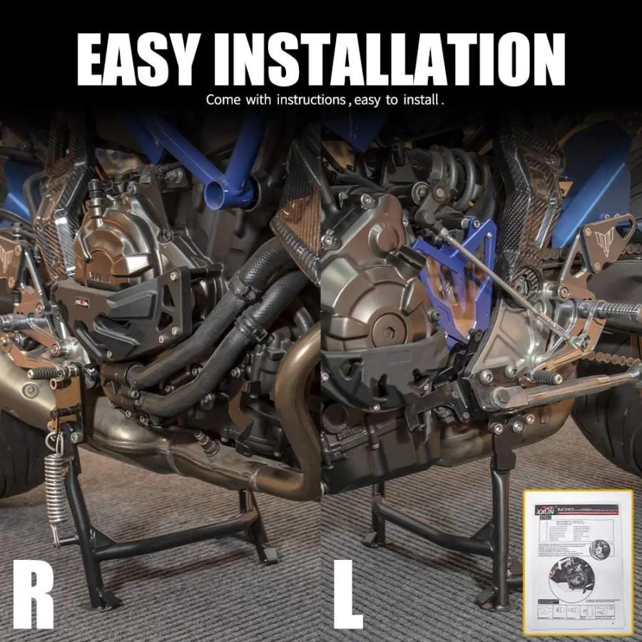【並行輸入品】 FZ MT 07 センタースタンド センター スタンド フット サイド スタンド パーキング Firm ヤマハ FZ-07 FZ07 MT07 トレーサー 700 2013年-2020年_3