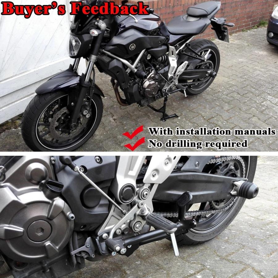 【並行輸入品】 センター スタンド ヤマハ FZ-07 フット スタンド センタースタンド マウント MT 07 FZ07 2013年-2020年 トレーサー 700 FZ 07 MT07 モト Cage_5