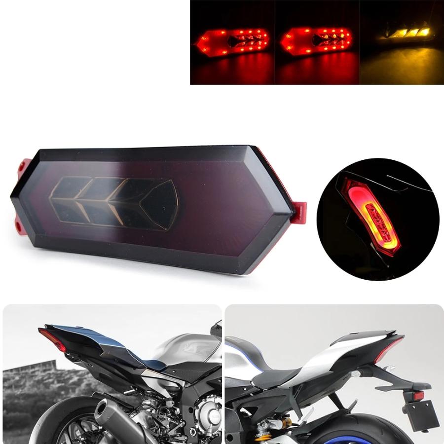 並行輸入品】 バイク LED ブレーキ ランプ テールライト ウィンカー