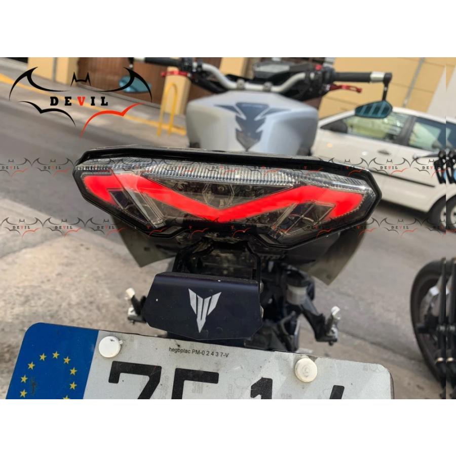 【並行輸入品】 MT09 バイク ブレーキ ウィンカー テールライト LED ヤマハ MT09 トレーサー 900/GT MT10 FZ09 FJ09 MT-10 FZ10 カスタム パーツ_7