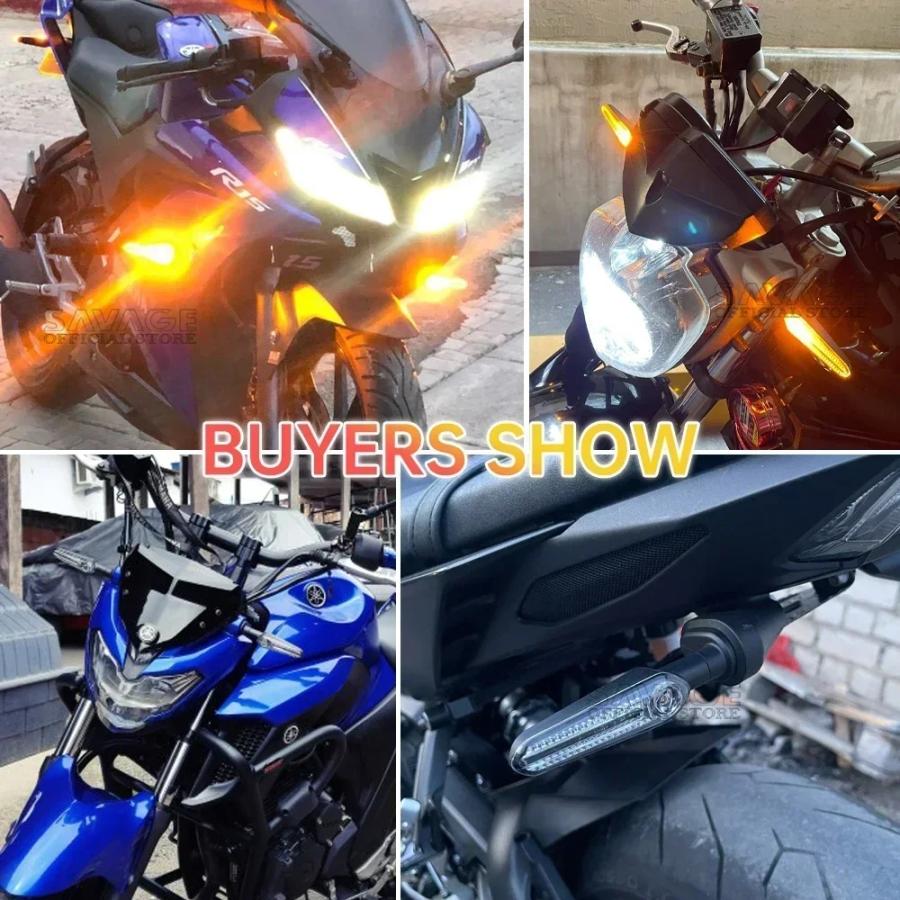 並行輸入品 LED ウィンカー ヤマハ MT07 テネレ 700 XJ6 FZ6 MT09