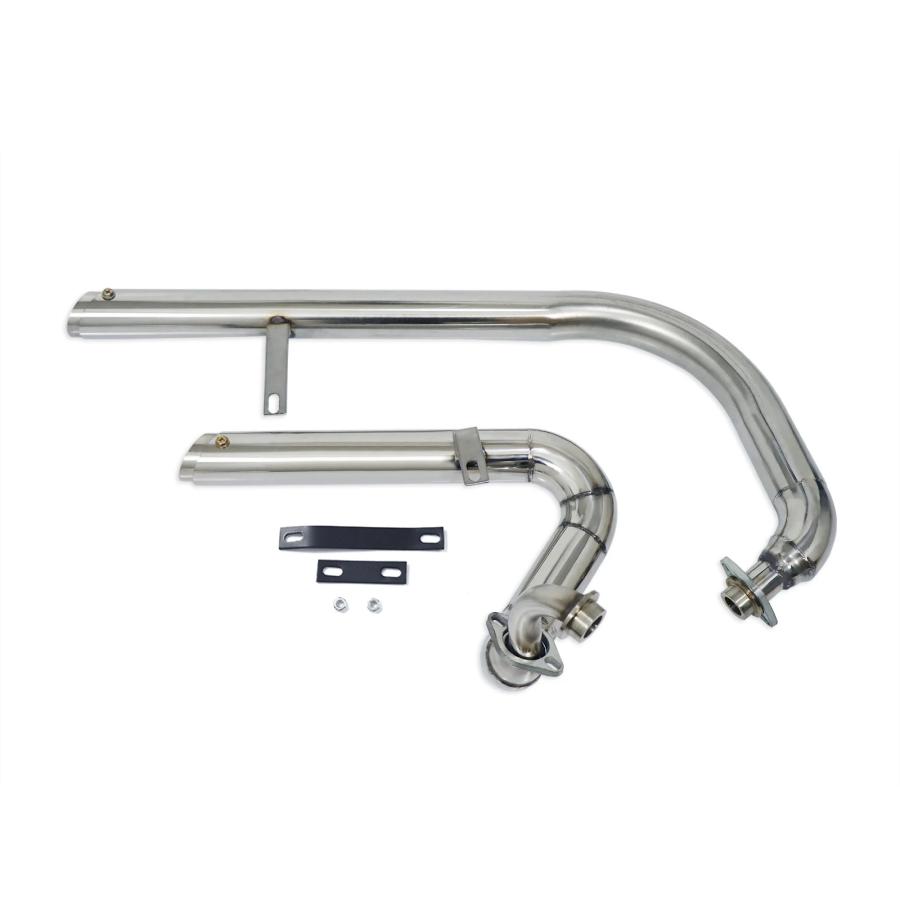 並行輸入品 ヤマハ ビラーゴ 250 XV125 XV 125 XV250 XV 250 バイク Slash Cut Full エキゾースト パイプ マフラー サイレンサー カスタム パーツ_4