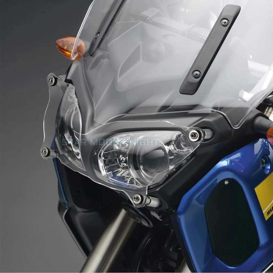 【並行輸入品】 バイク アクリル ヘッドライト プロテクター ライト カバー 保護 ガード ヤマハ XT 1200 Z XT1200Z Super テネレ 2010年 - カスタム パーツ