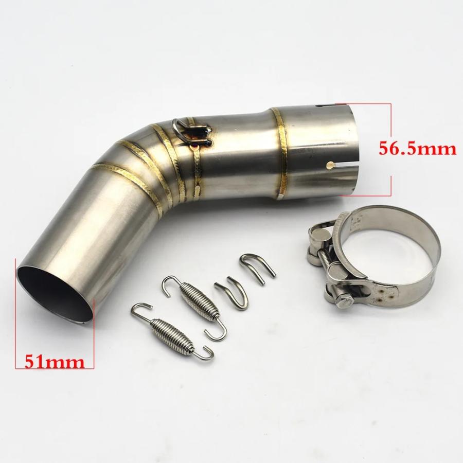 【並行輸入品】 スズキ V-Strom 1000 2014年-2019年 Vstrom 1050 2020年 2021年 DL1000 V strom エスケープ Sリップ-on バイク エキゾースト マフラー 中間 パの画像