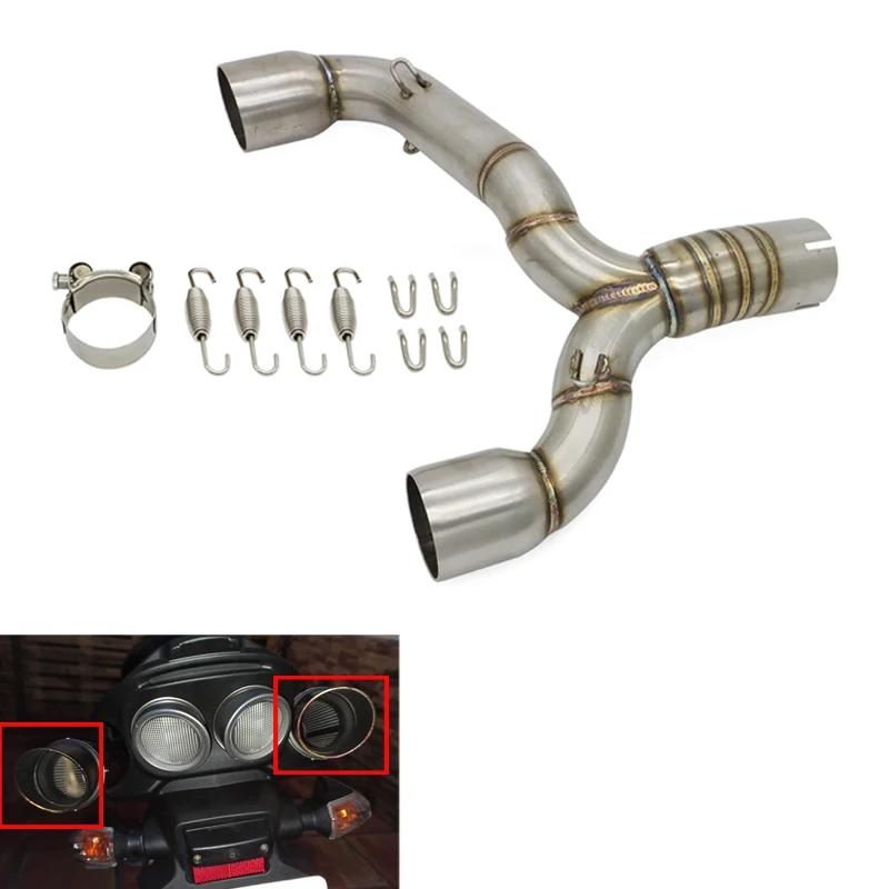 【並行輸入品】 バイク エキゾースト パイプ スズキ GSR400 GSR600 BK400 BK600 GSR BK 400 600 ミドル 中間 チューブ マフラー カスタム パーツの画像