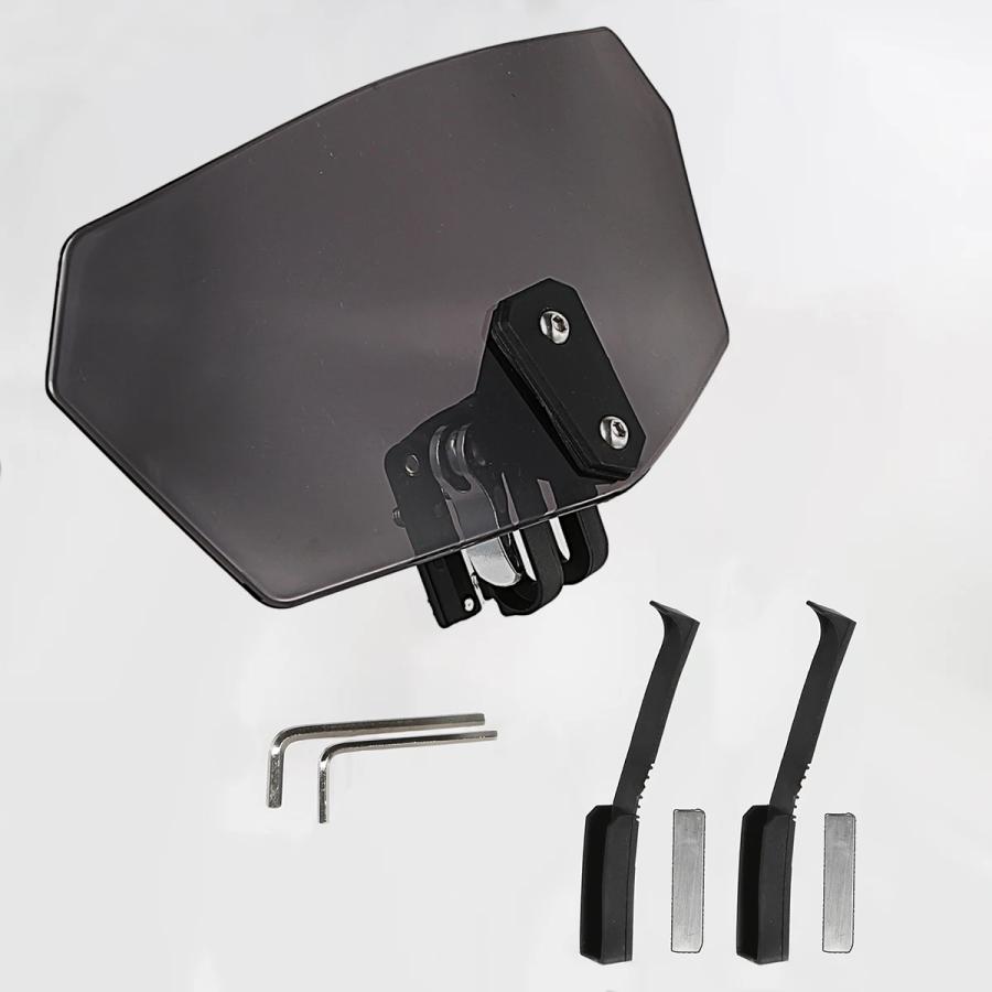 並行輸入品 1X 汎用 バイク スモーク 風防スクリーン 風防