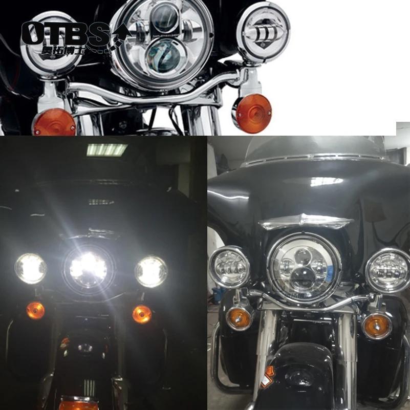 並行輸入品】 7インチ LED ヘッドライト +4.5インチ フォグ ライト 7