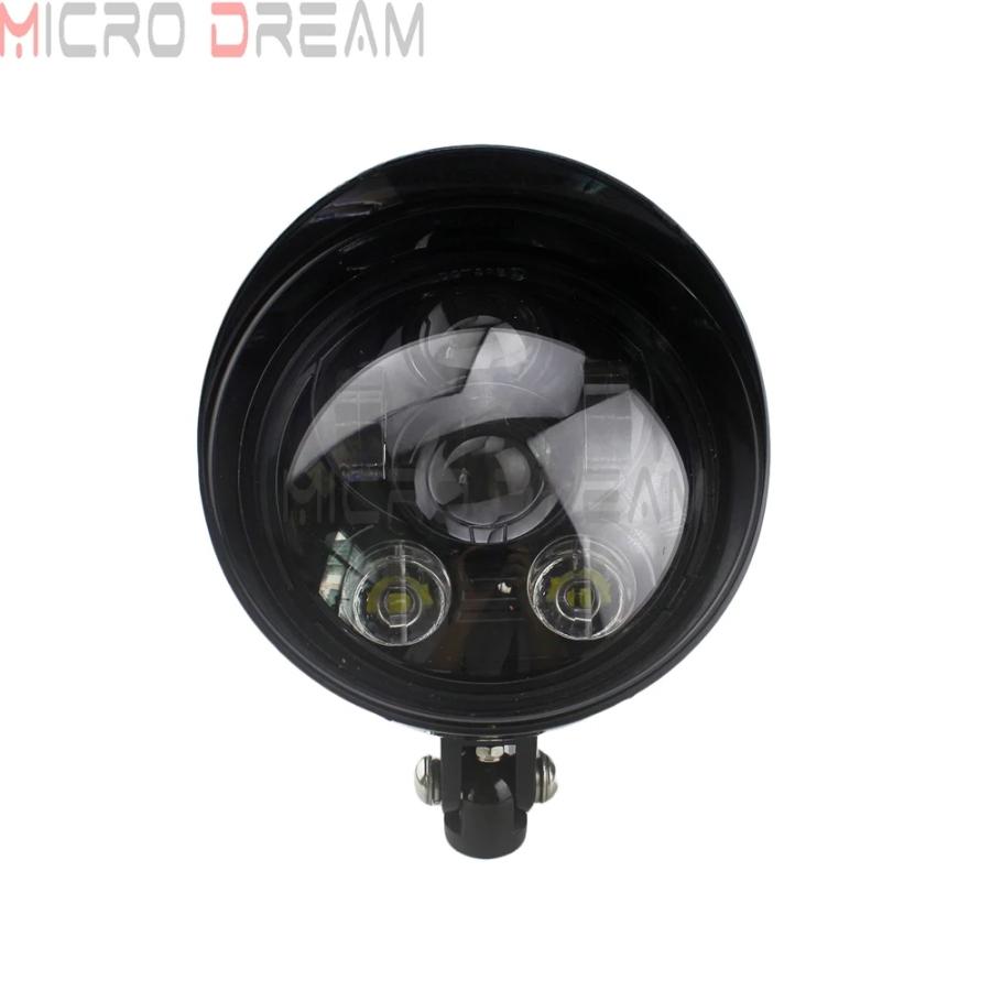 並行輸入品】 5.75'' 6 LED ヘッドライト バイク Tri ハーレー