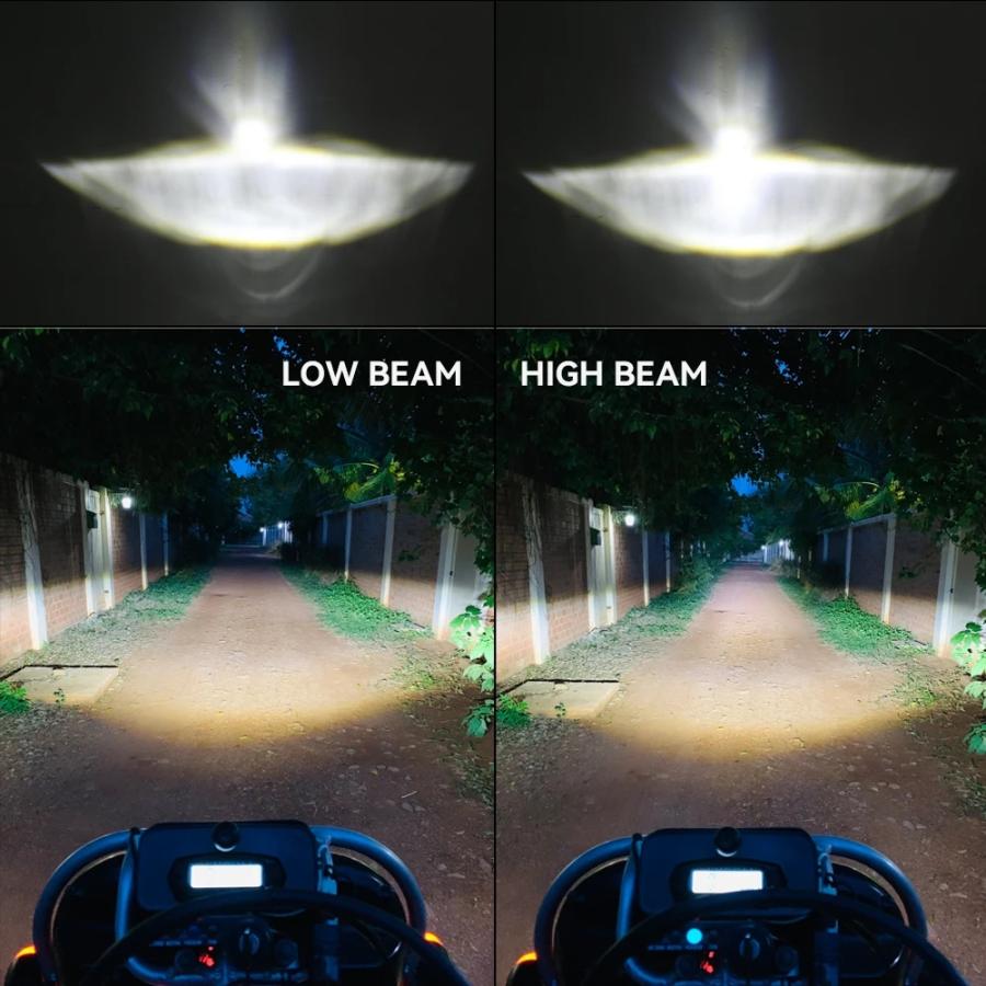 【並行輸入品】 5.75 インチ LED ヘッドライト 5 3/4\" LED DRL 40W バイク ヘッドライト ハーレー スポーツスター 883 XL883 FXCW カスタム パーツの画像