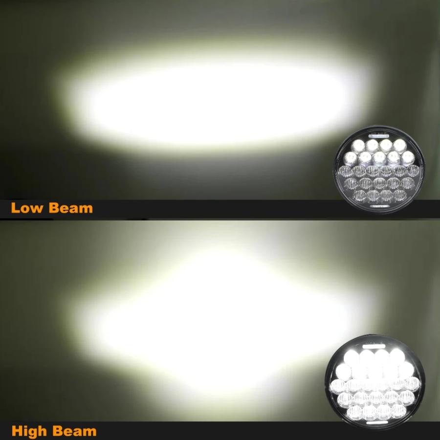 並行輸入品】 5.75 インチ LED ヘッドライト バイク 5 3/4 ライト