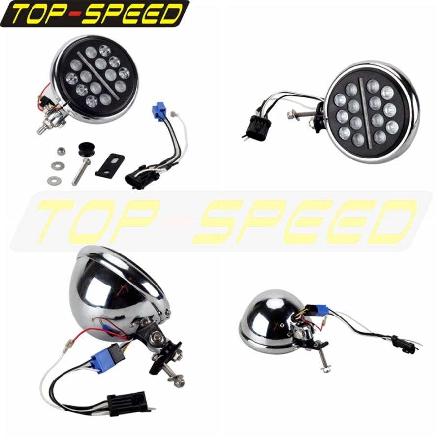 【並行輸入品】 ハーレー ソフテイル ストリートボブ ローライダー 2018年-2022年 LED ヘッドライト アセンブリ キット フロント ライト FXBB FXBBS FXLR FXSTの画像