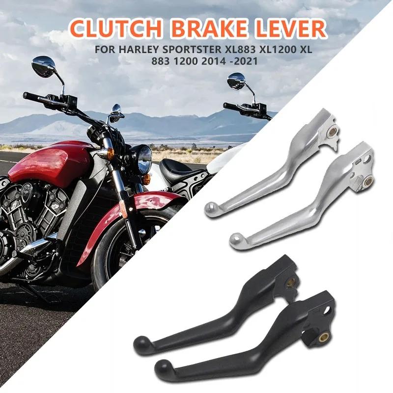 Kupplungs- & Bremshebel Für Harley Sportster / Iron (XL883, XL1200, X48) 2014–2024 – Klappbar, CNC-Alu, Schwarz