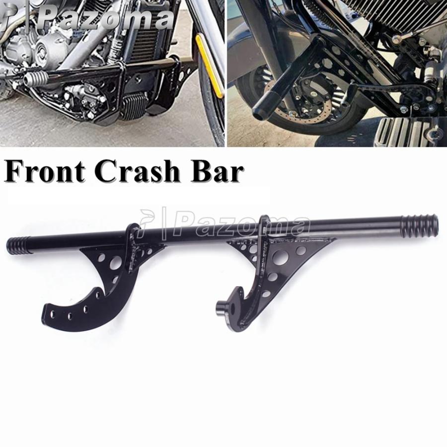 並行輸入品 ハーレー ソフテイル ストリートボブ ローライダー ファットボブ FXST 18-up フロント Crash ペグ バイク エンジン ガード プロテクター バンパ_6