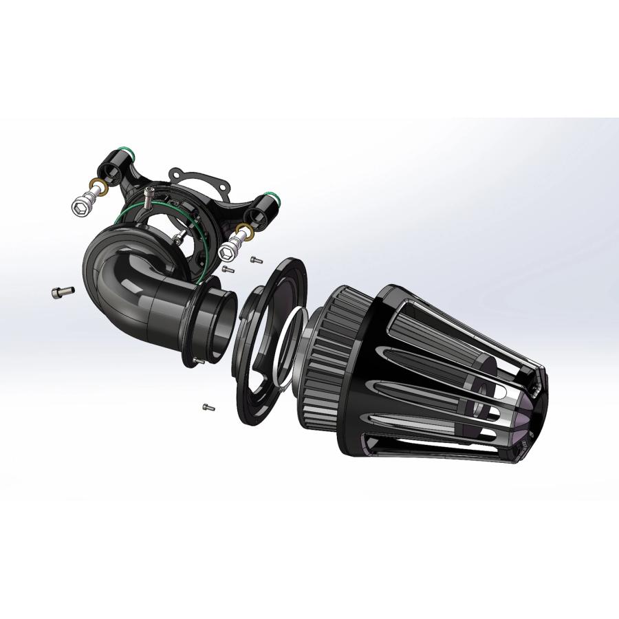 ハーレー　ブレイクアウト　117 エアクリーナー ハーレー ブレイクアウト エアクリーナー 117