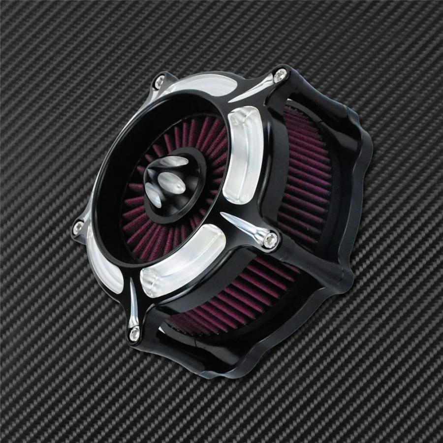 RinQ　送料 並行輸入品】 バイク Turbine エアー クリーナー インテーク フィルタ