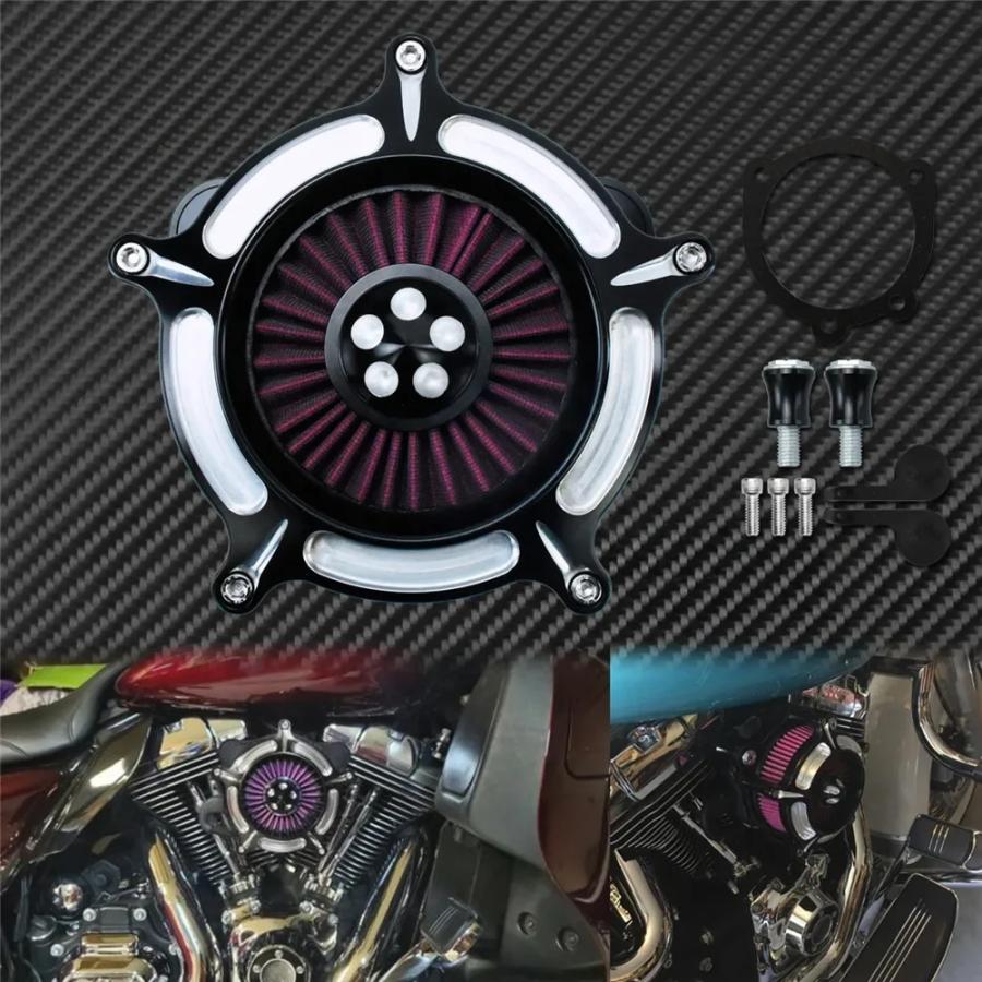 並行輸入品】 バイク Turbine エアー クリーナー インテーク フィルタ