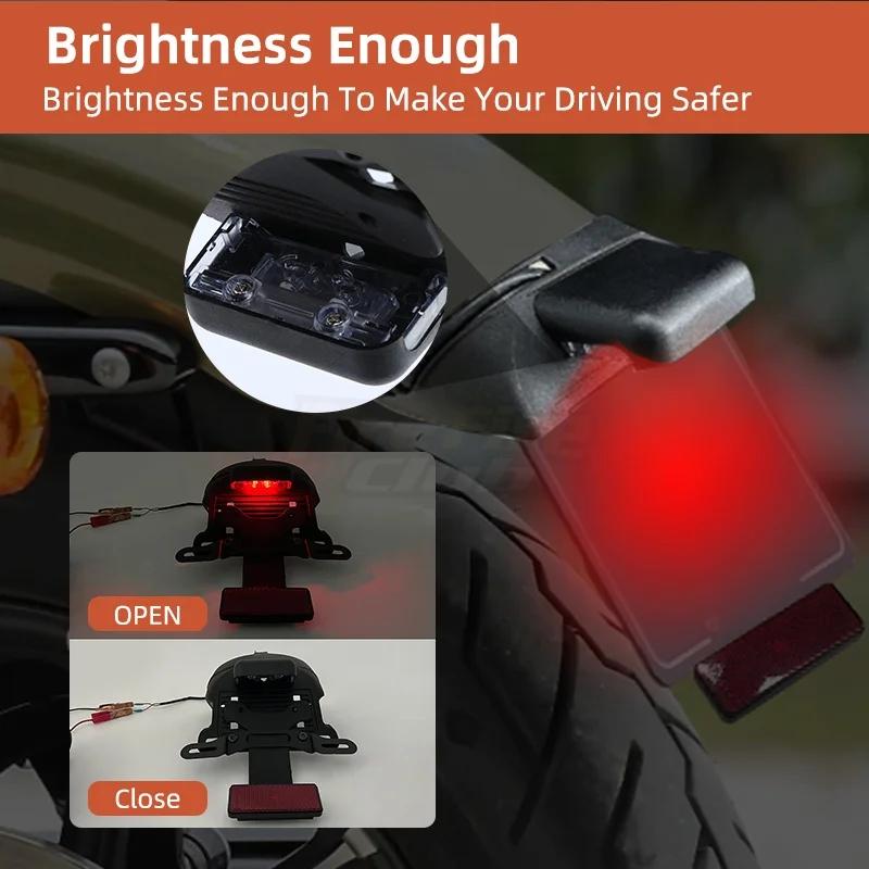 スポーツスター　リアフェンダー　LEDライト付き 並行輸入品】 バイク リア フェンダー マウント プレート LED