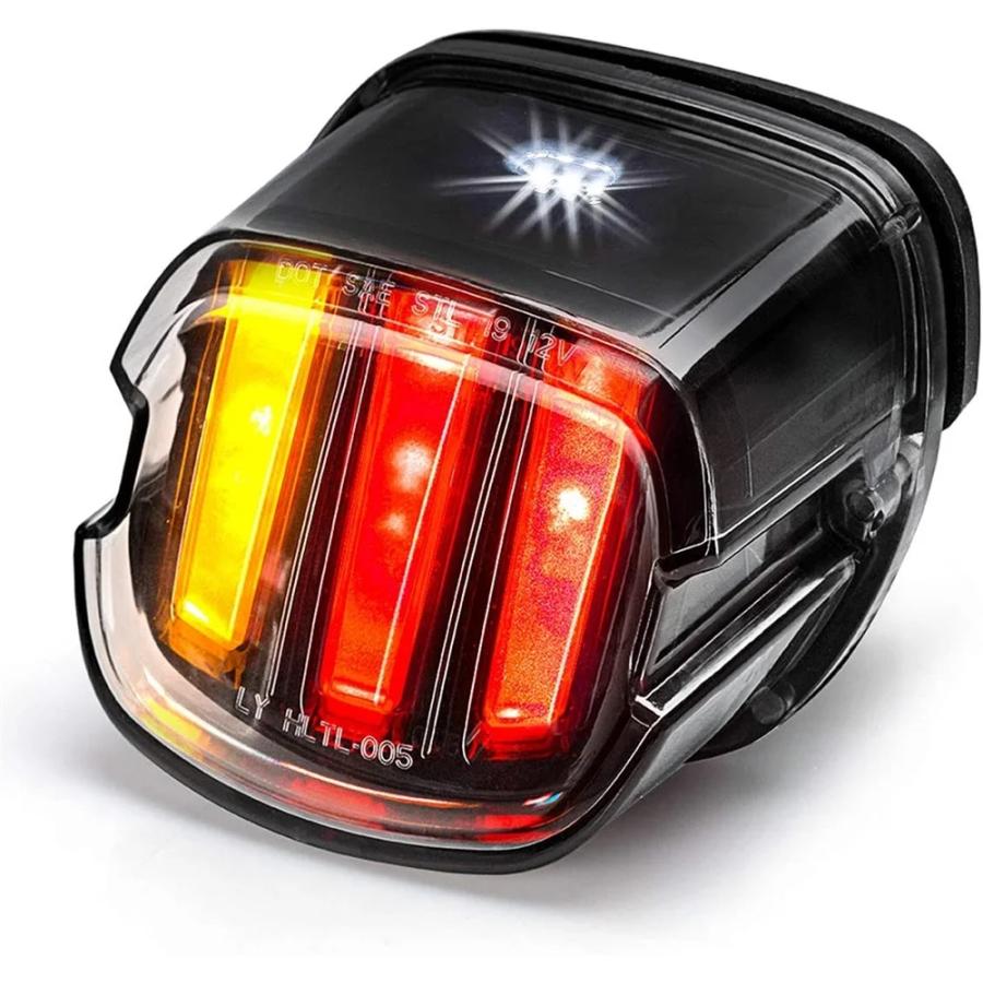 【並行輸入品】 DOT Eマーク Approved リア ブレーキ ライト バイク LED テールライト ハーレー スポーツスター XL883 XL1200 ソフテイル ツーリング Road テー