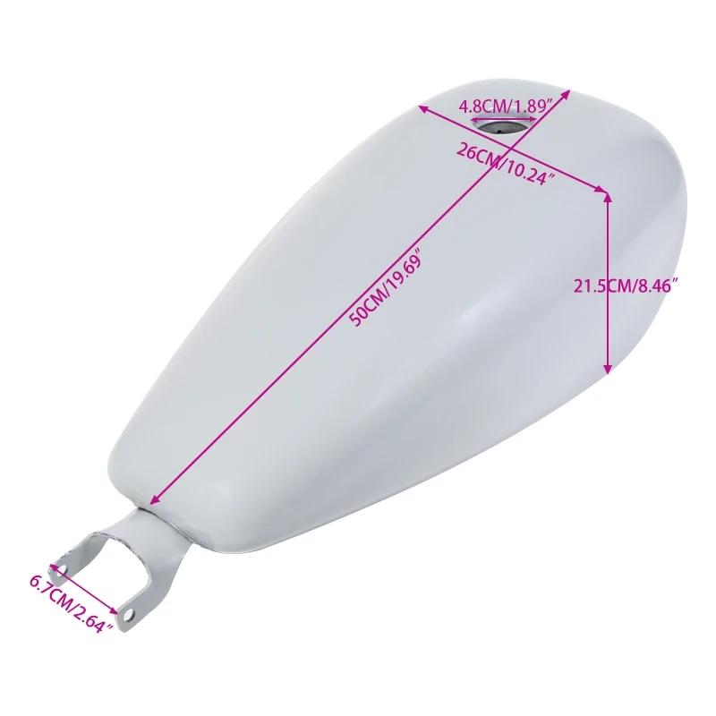 【並行輸入品】 バイク 2.6 Gallon ガソリン ガソリン タンク ハーレー スポーツスター XL 883 1200 2007年-2022年 カスタム パーツの画像