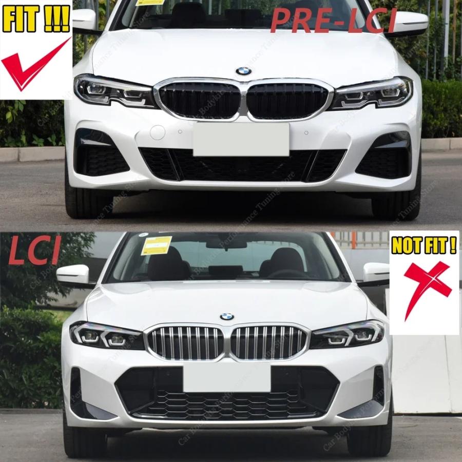 並行輸入品 BMW G20 G21 Pre-Lci M フロント バンパー スプリッター リップ スポイラー デュフューザー320i 320d ...