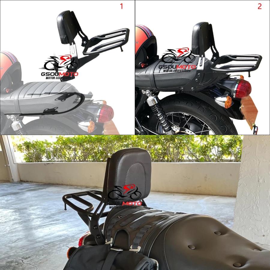 並行輸入品】 バイク リア バックレスト Sissy ラゲッジ ラック