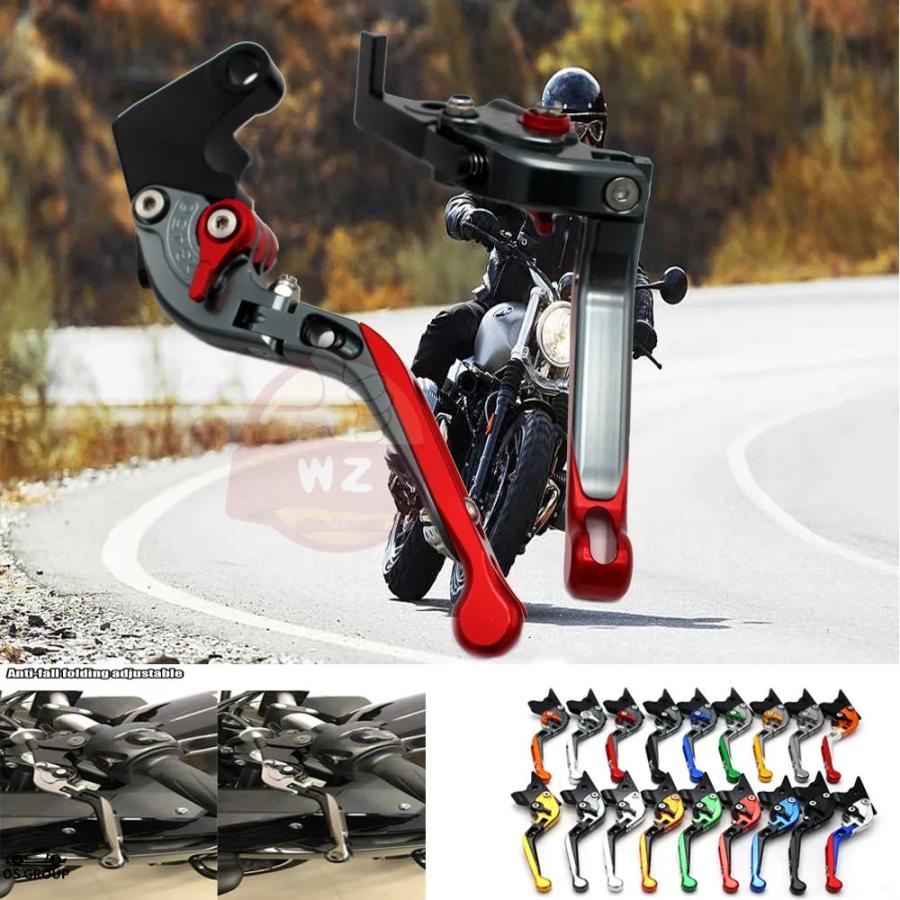 HRYZN Levers Protect Motocycle Handlebar Handle Grips Bar Ends Brake Clutch Levers Guard Protector For Suzuki GSXR 600 750 1000 K3 K4 K5 K6 K7 K8 (Color : 8 - View #6