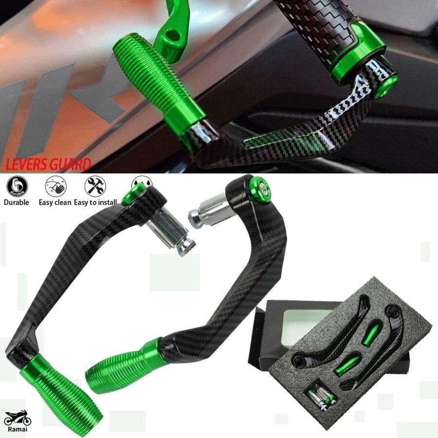 Embouts De Guidon Moto Compatibles Kawasaki Z250 à Z1000, ZX6R, ZX10R - Aluminium CNC, Amélioration Confort