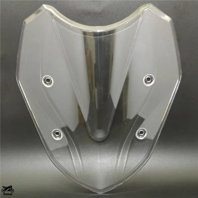 Deflettore Parabrezza Nero Fumo Per BMW S1000XR S 1000 XR K49 (2015-2019) – Plastica ABS, Riduce Vento E Affaticamento, Facile Da Montare