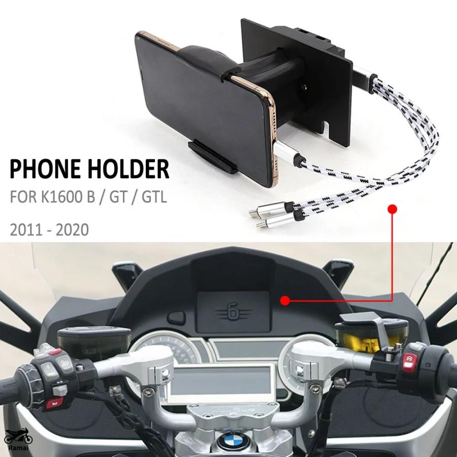 Compact Bike Headstock Stem Phone Mount for BMW K1600 GT GTL fits Apple iPhone 6S (sku 43231) main image 1