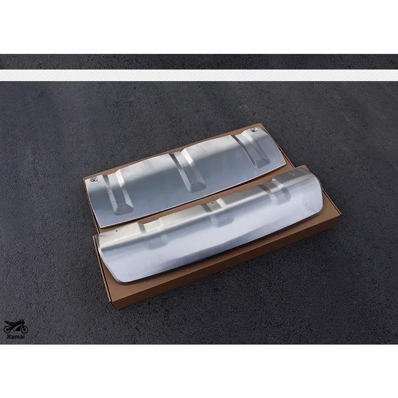 【並行輸入品】 ステンレス フロント リア バンパー プロテクター プレート ガード カバー Board 2P ランドローバー ディスカバリー スポーツ 2014年 2015年 2の画像