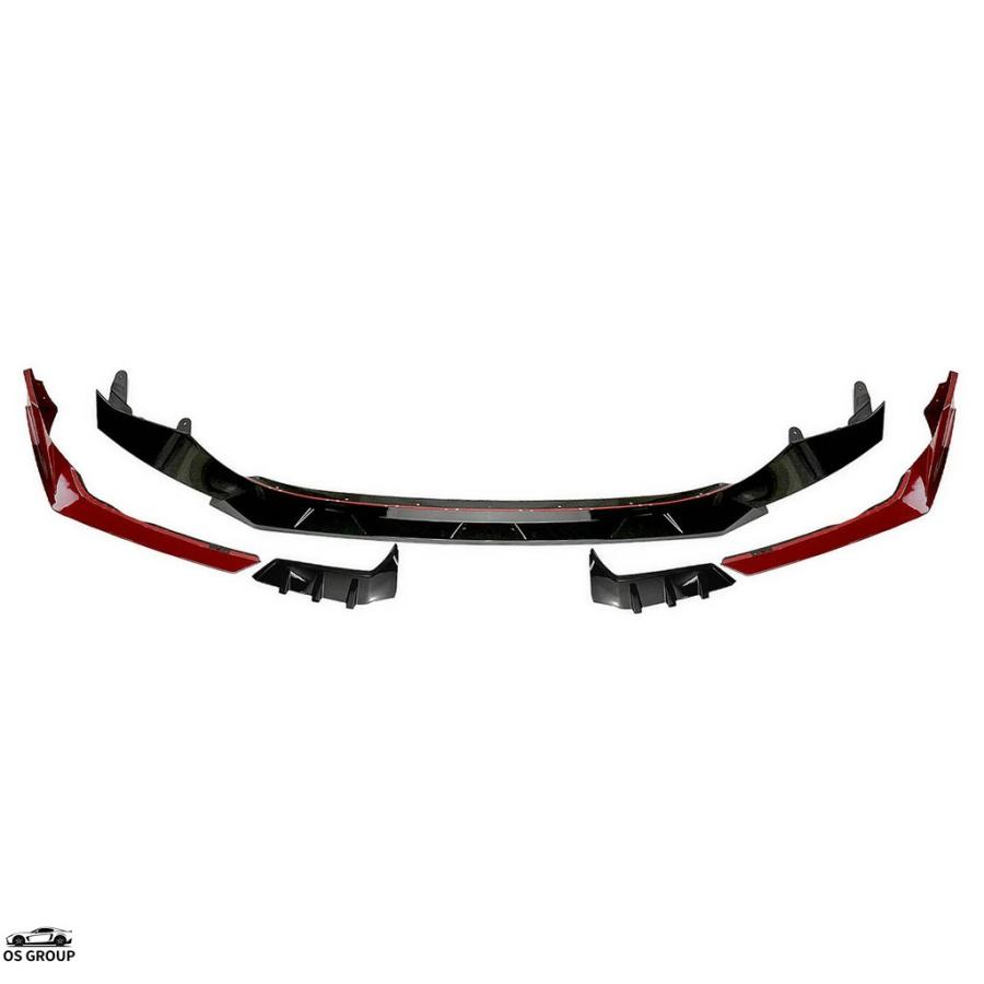 並行輸入品 AKASAKA フロント バンパー スポイラー リップ BMW 3 シリーズ G20 G21 G28 2019年-2021年 320i 325i 325li 330i M スポーツ スプリッター カス_9