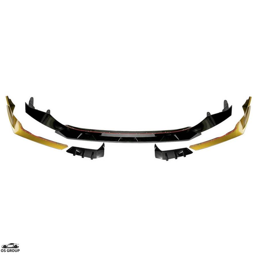 並行輸入品 AKASAKA フロント バンパー スポイラー リップ BMW 3 シリーズ G20 G21 G28 2019年-2021年 320i 325i 325li 330i M スポーツ スプリッター カス_10