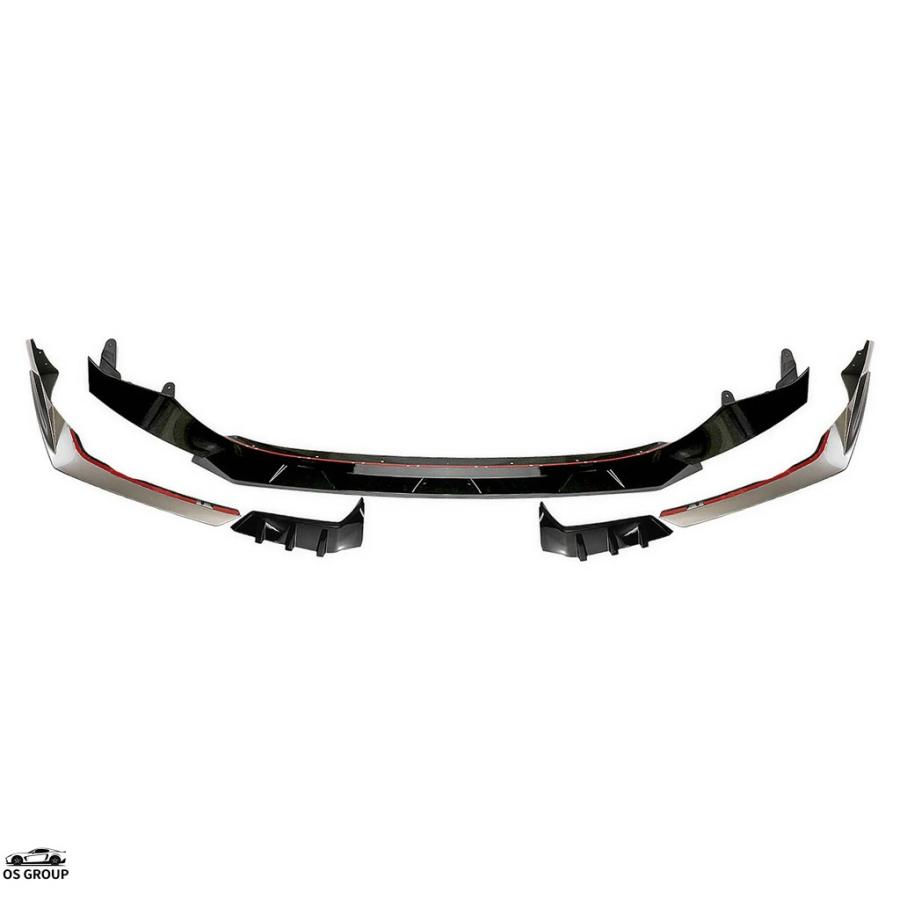 並行輸入品 AKASAKA フロント バンパー スポイラー リップ BMW 3 シリーズ G20 G21 G28 2019年-2021年 320i 325i 325li 330i M スポーツ スプリッター カス_11