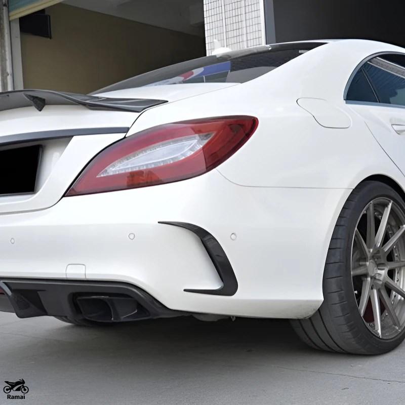 並行輸入品 リア バンパー スプリッター スポイラー エアベント カバー CLS250 CLS350 CLS63 AMG 2015年 - 2017年 ベンツ CLS W218 カスタム パーツ_4