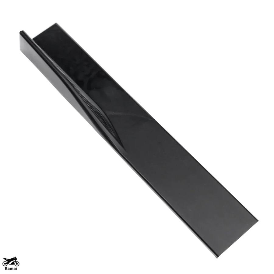 並行輸入品】 86.6'' 2.2m ブラック/カーボン サイド スカート リップ