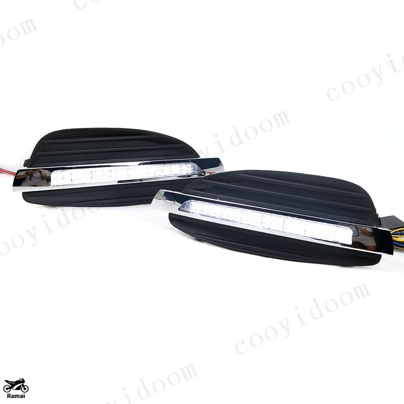 並行輸入品 シーケンシャル イエロー ウィンカー 12V DRL ランプ ベンツ V-クラス ヴィトー V250 V260 2016年 2017年 2018年 LED デイライト 走行 ライト_3