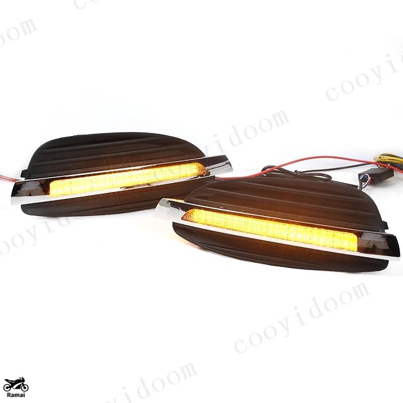 並行輸入品 シーケンシャル イエロー ウィンカー 12V DRL ランプ ベンツ V-クラス ヴィトー V250 V260 2016年 2017年 2018年 LED デイライト 走行 ライト_4