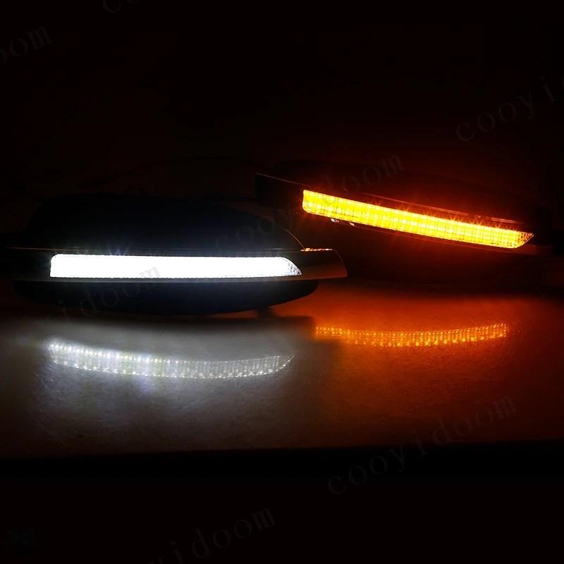 並行輸入品 シーケンシャル イエロー ウィンカー 12V DRL ランプ ベンツ V-クラス ヴィトー V250 V260 2016年 2017年 2018年 LED デイライト 走行 ライト_6