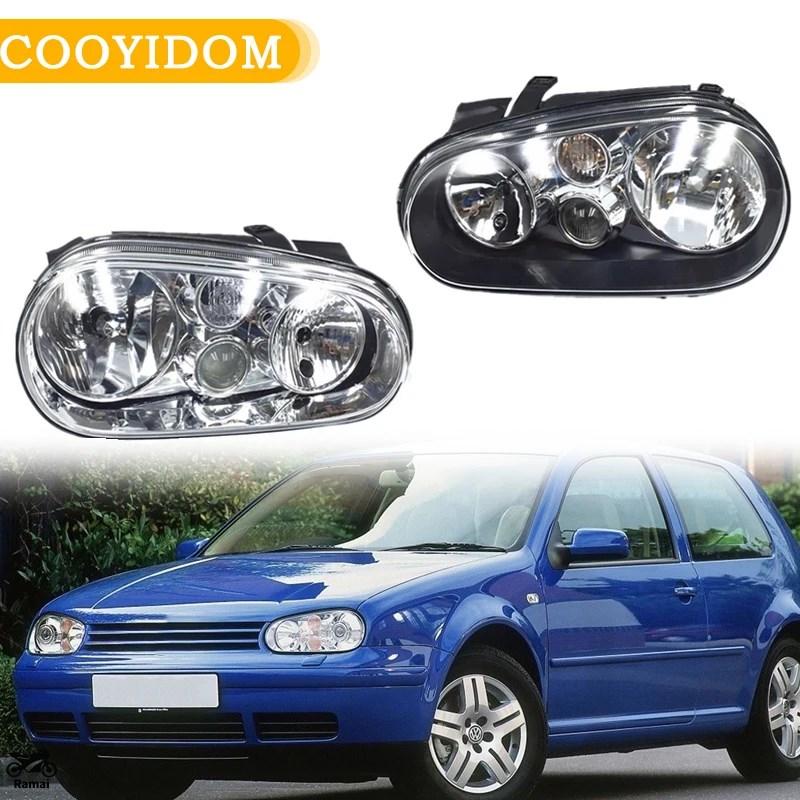 VW Golf 4 ヘッドライト 左右セット 本体 並行輸入品 フォルクスワーゲン VW ゴルフ 4 MK4 2002年 2003年 2004年