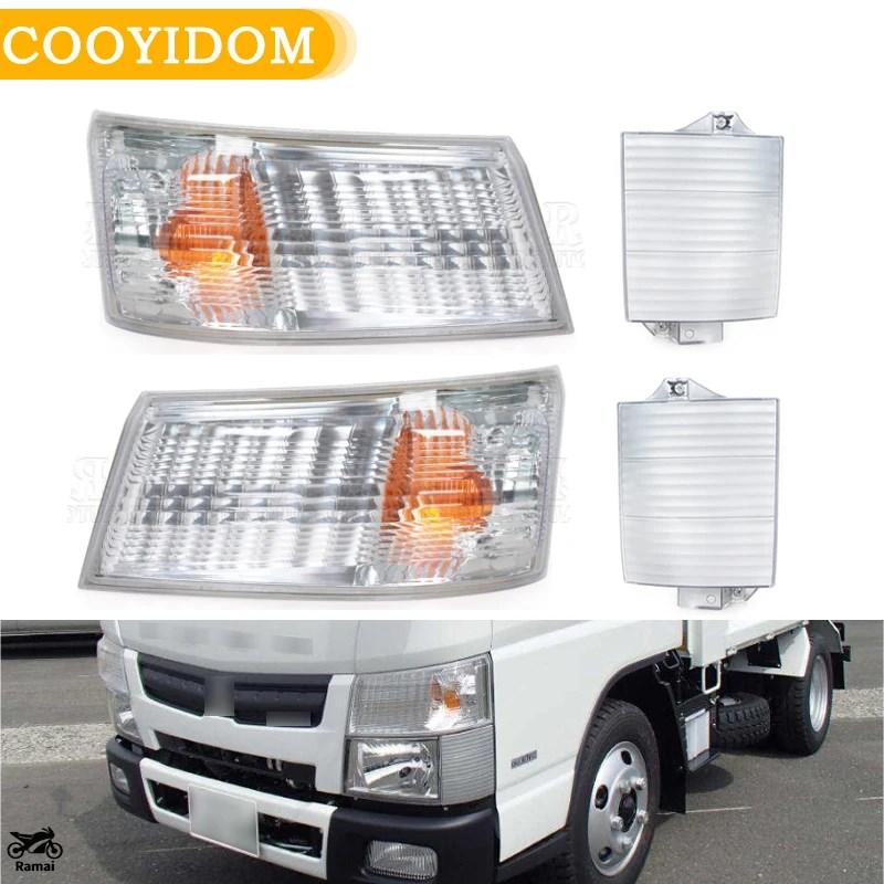 Indicateur De Miroir Pour Mitsubishi Pour Canter Pour FUSO FE FG 2012-2018 Feu D'angle Feu Antibrouillard Avant Voiture Clignotant Phares Ensemble Lampes Témoins Dynamiques LED Clignotant(Right Light