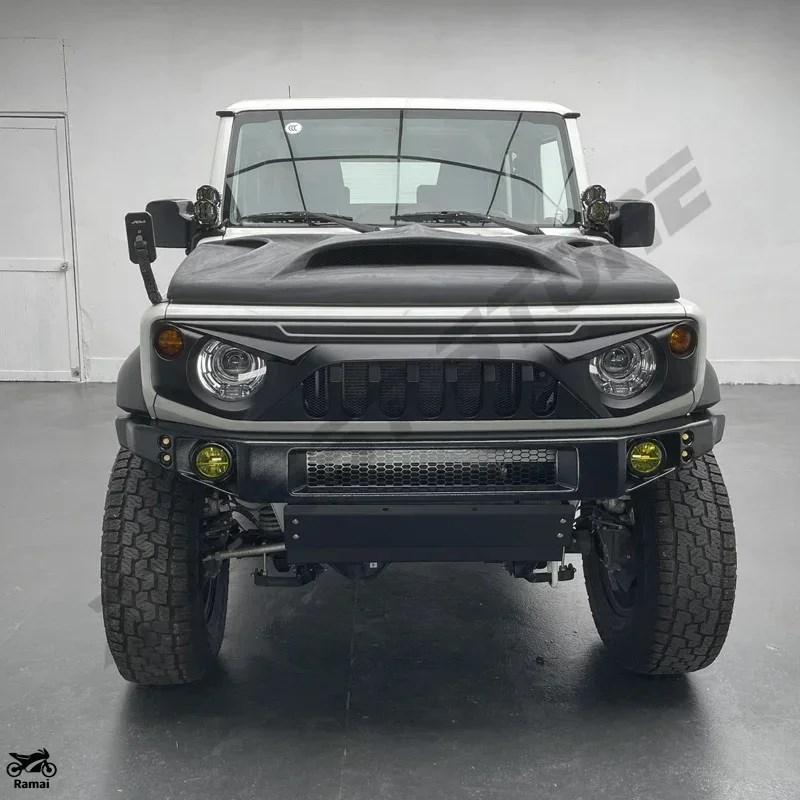 並行輸入品】 2025 フロント グリル ジムニー Angry Fエース