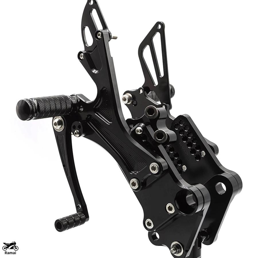 並行輸入品 ライダーJacky? D-UKE 200 390 RC250 RC390 RC125 2011年-2017年 Quick シフター リアセット フットペグ 調整可 フット レスト リアセット ペダ_10