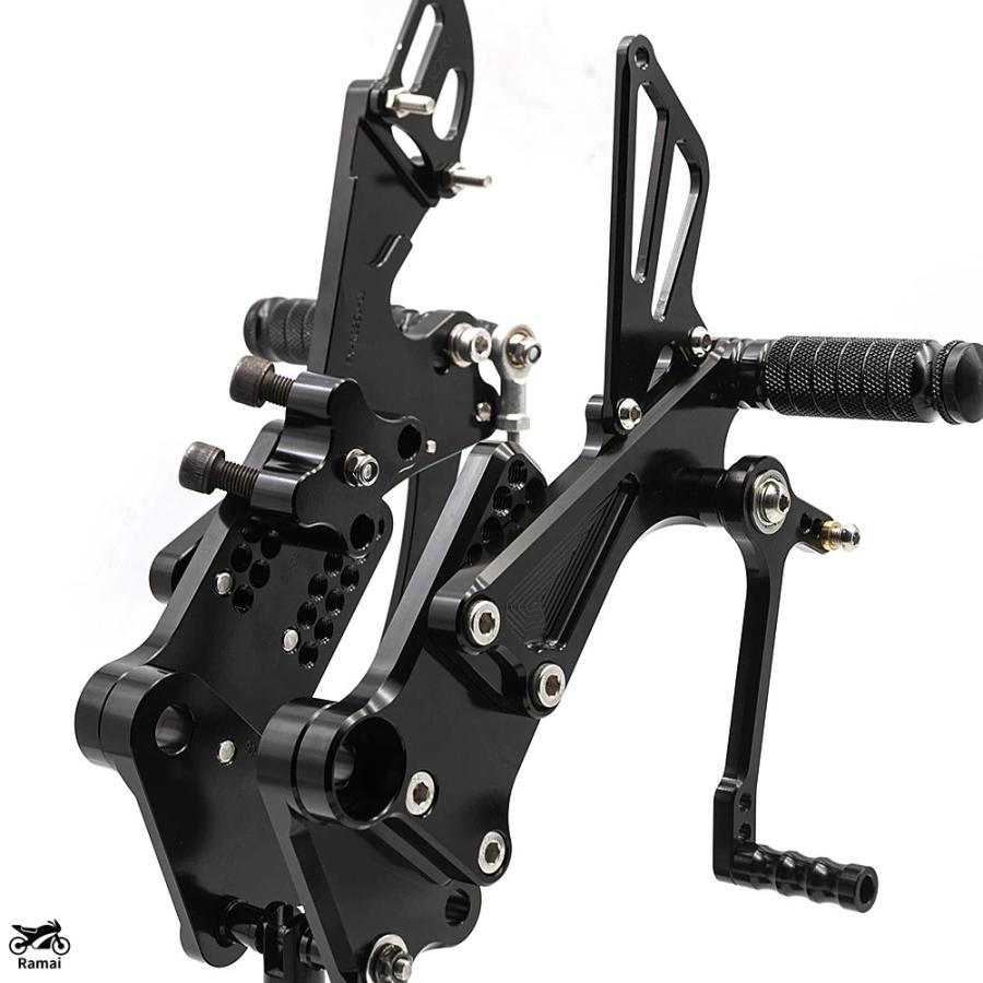 並行輸入品 ライダーJacky? D-UKE 200 390 RC250 RC390 RC125 2011年-2017年 Quick シフター リアセット フットペグ 調整可 フット レスト リアセット ペダ_11