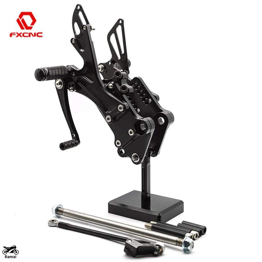 並行輸入品 ライダーJacky? D-UKE 200 390 RC250 RC390 RC125 2011年-2017年 Quick シフター リアセット フットペグ 調整可 フット レスト リアセット ペダ_12