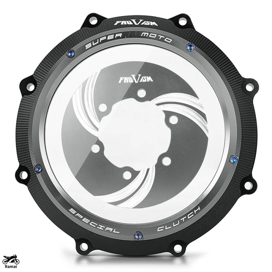 並行輸入品 バイク エンジン カバー クリア クラッチ ヤマハ Vmax V