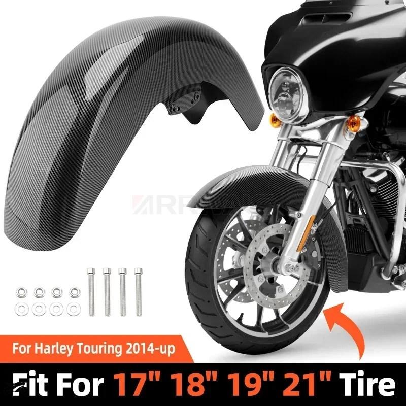 バイク フロント ホイール フェンダー 17'' 18'' 19'' 21'' ハーレー