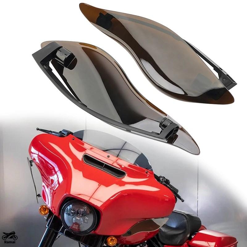 並行輸入品】 バイク 調整可 サイド ウィング 風よけ 風防 ウインド